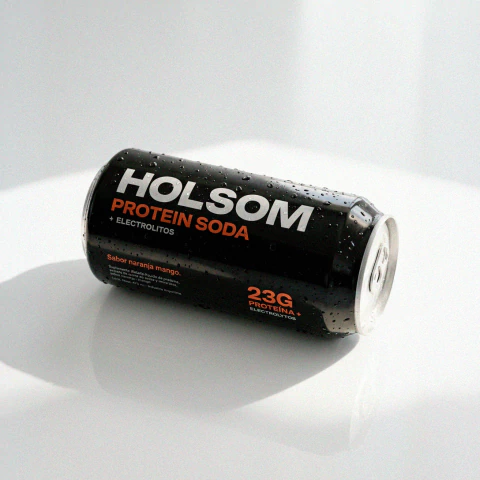 Holsom Protein Soda can